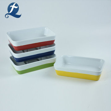 Colorful Multilayer Custom Ceramic Bakeware Set