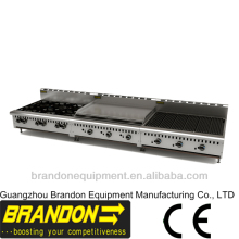 counter top gas griddle 24 inch table top griddle cast / iron stove top griddle / stainless steel counter top griddle