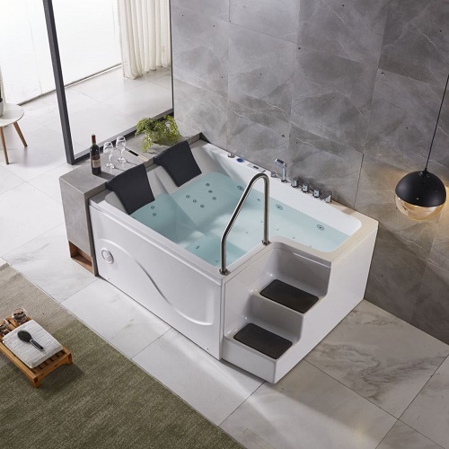 Hydro Bath Tubs Mansfield Rectangle Biscuit FreestandingTubs