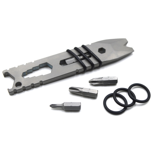 Kit de supervivencia EDC personalizado Multi-Tool Titanium Pry Bar