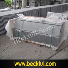 G654 Granite Stair Tread;Dark Grey Granite Step Tread