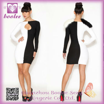 Beautiful celebrity bandag dress guangzhou bandage dress