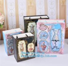 decorative handmade paper gift bags decorative paper bags, rope handle pink custom paper gift bag, Kraft Paper Shopping Bag