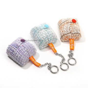 Tweed mini Double Doors Ring Storage Box