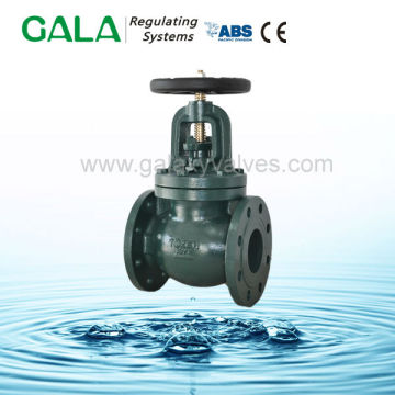 CI water dn200 din pn25 globe stop valve 150lb supplier
