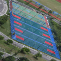 Pisos de cancha de tenis modulares con enclavamiento TIles