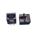 Conector modular RJ45 de un solo puerto 8P8C