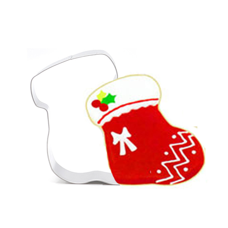 16 Set of Stainless Steel Christmas Biscuit Cutting Suit Gingerbread Man Christmas Tree Candy Santa Claus