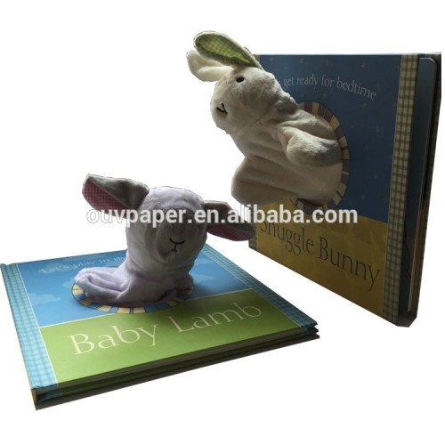 High Quality Children Book Cardboard animal Doll Type Book Printing Story Book For Kids