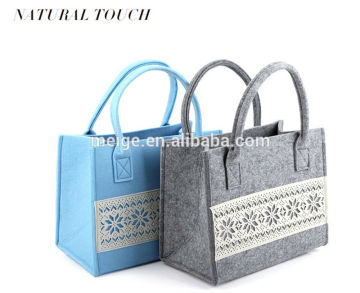 BSCI audit factory felt shopping bag/felt bag/wool felt bag