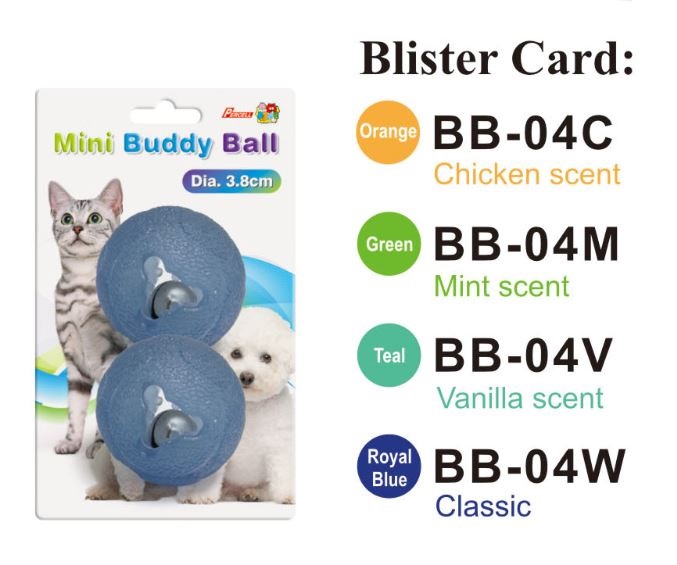 Percell Mini Buddy Ball Durable Treat Spenderspielzeug