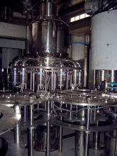 Hot Beverage Filling Machine , Washing Filling Capping Machine