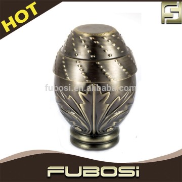 European wrought iron double curtain rod finials/ curtain rod ends