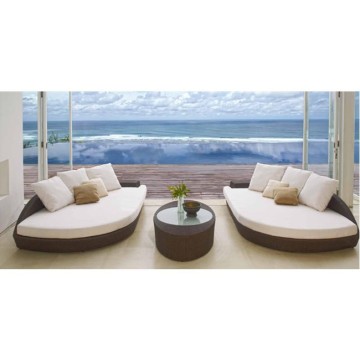 Low Price Rattan Outdoor Sleeper Sofa SFM3150727-01