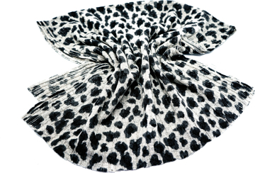 12gg Knitted Scarf Print Wool Scarf