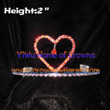 2inch Heart Valentine Festival Crowns