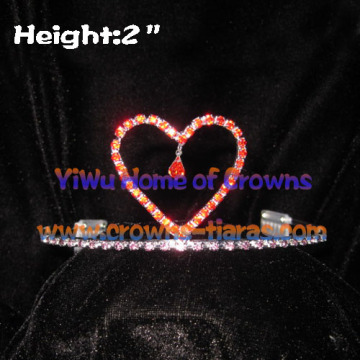 2inch Heart Valentine Festival Crowns