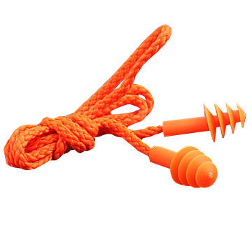 Ear plugs with string/ear plugs with cord or uncorded