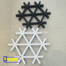 Aluminum grid cell ceiling