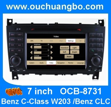 Ouchuangbo Car DVD Multimedia Radio for Benz C-Class W203 /Benz CLC GPS iPod USB