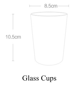 glass cup size