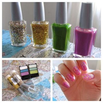 PET glitter cosmetic nails powder pigments