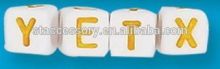 6*6mm alphabet beads, alphabet beads for letter, plastic alphabet beads