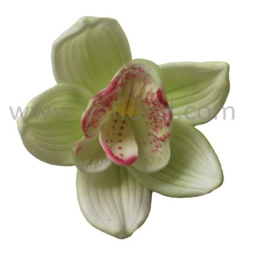 PU cheap artifiical flower head real touch orchids flower head for wedding