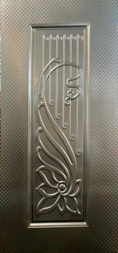 Decorative embossed metal panel