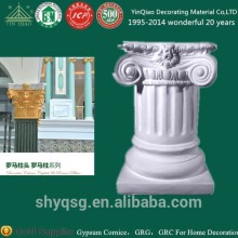 Shanghai Gypsum Factroy Pointed Shape Plaster Lonic Short Fedestal