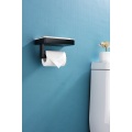 Stainless Steel Toilet Paper Roll Holder With Shelf
