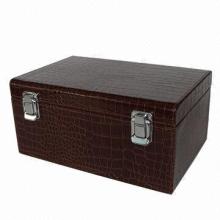 PU leather household storage boxes