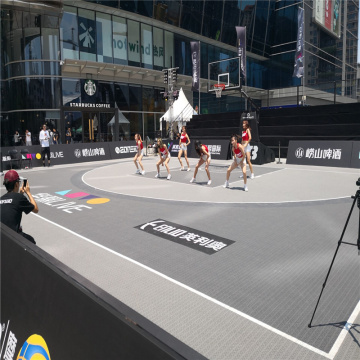 FIBA 3x3 kelulusan 3 di 3 lantai bola keranjang