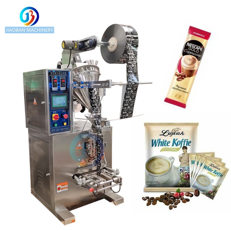 JB-300F Automatic Coffee Coco Milk Powder Weighing For Pillow Packaging Back Side Seal Packing Machine