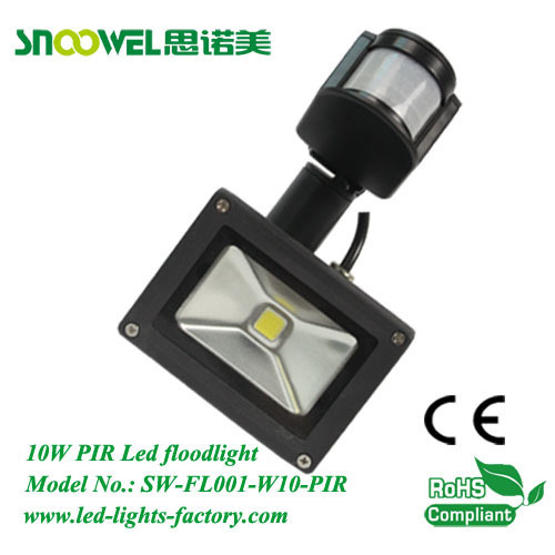 10w Pir Led Floodlight 