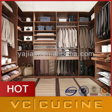 Wood veener large wardrobe armoires