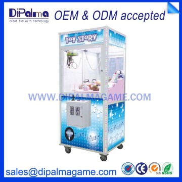 Electronic plush Crane machine lovely design coin operated games
