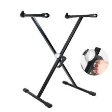 Adjustable Keyboard Stand with Quick Release Mechanism for 66/76/88 Key Pianos and Organs