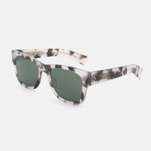 Retro Square Acetate Unisex Sunglasses 25A8035