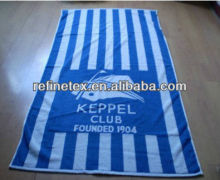 100% cotton color stripe beach towel /stripe pool towel