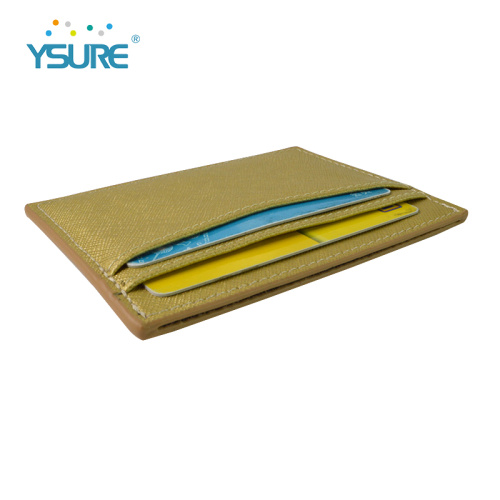 ID Card Holder Cheap Front Pocket Pu Leather Credit Card Holder Factory