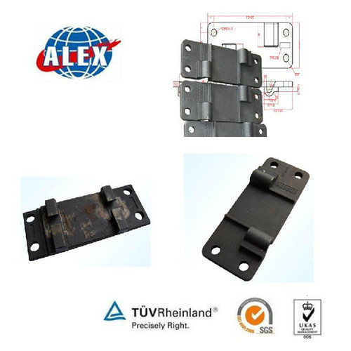 Rail Tie Plate For Metro, Factory Supplied Rail Tie Plate , Railway parts supplier Rail Tie Plate