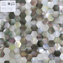 natural black mother of pearl shell mosaic,black lip pearl shell mosaic