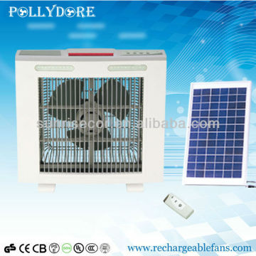 14" Solar Oscillating Table Fan & Remote