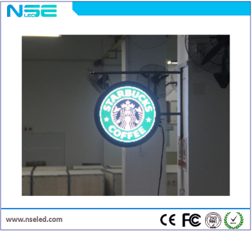 P8mm Circule LED Sign Board for Store