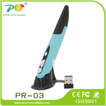 Fancy door gift optical pen shaped mouse wireless mouse 2.4ghz with USB receiver