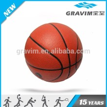 Leather laminated PU Basketballs in match