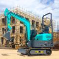 1.2ton Rumah Tangga Diesel Pertanian Portabel Mini Excavator