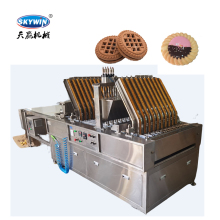 Skywin Chocolate Depositing Biscuit Cookie Sandwich Making Machine
