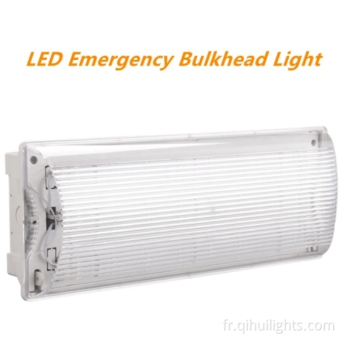 8W LED Emergency Bulkhead Light